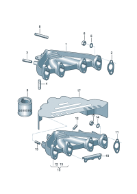 06B253031-MANIFOLD ASSY-EXH.,*