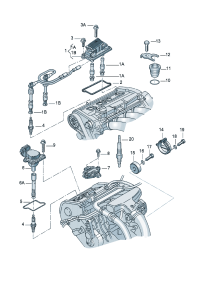 06B905115N-IGNITION COIL VW/AUDI/SKODA