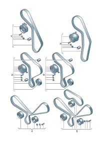 06B198119A-REPAIR KIT-TIMING-GOLF/PAS/A6