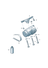 4E0260805AG-Compressor, a/c F 4E-4-018 001 *