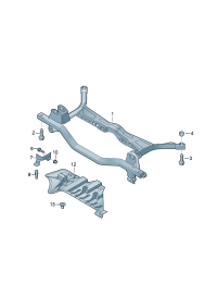 1K0505315BH-Subfram Porsche panamera: