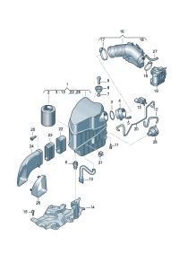 06E133836B-AIR CLEANER