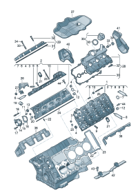06E103066M-Head compl h (W/o camshaft)   Porsche panamera:  D-13.02.2012 -13.05.2013