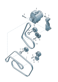 06E903133T-TENSIONER ASS`Y