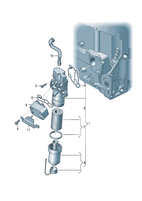 06F115397J-BRACKET, OIL FILTER