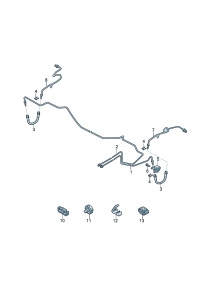 2Q0614750F-Brake hose to caliper Tube assy, brake/ Hose   D  -16.09.2019