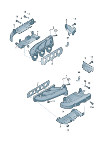 06E253032Q-MANIFOLD ASSY-EXH.,*