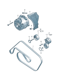 06E903137C-Ribbed belts