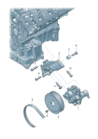 7L8422154E-STEERING PUMP 120B-PANAM