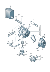 06H121026DC-WATER PUMP-A3/A4/A5/TT