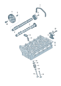 06F109088J-CAMSHAFT ADJUSTER,INTAKE-C(204