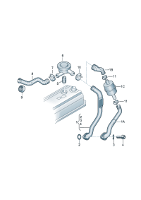 028129101D-VALVE,ENGINE BREATHER-A6/GOLF