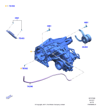 JL1Z7A195C-Housing transfer, NAVIGATOR (U554)