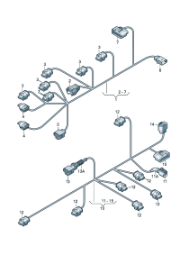 06E971627AF-Valve, injection Wiring harness  D-13.05.2014