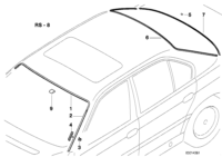 51318125887-COVER-WINDSHIELD/E46