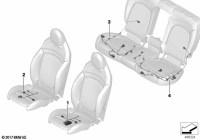 61126812220-Seat assy-wiring 2nd