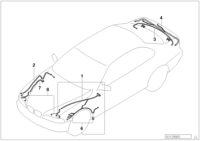 61116915296-Repair wire set frt lh