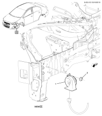 9029995-HORN ASM-GENERIC SAIL-11