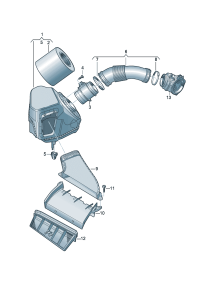 06L129616C-HOSE-AIR INTAKE