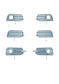 8X0807681A-VENTILATION GRILLE/POL/09-LH/F