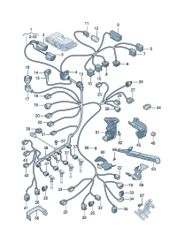 8K1971074EM-Harness, engine room