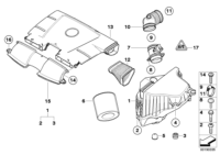 13717543163-Muffler, intake air