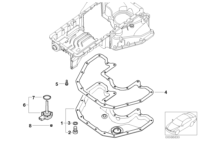 11137506774-OIL PAN UPPER GASKET/X5