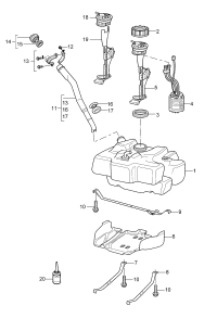 99762013200-PUMP ASSY, FUEL W/FILTER