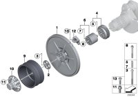 11237841091-BELT PULLEY,CRANKSHAFT-1(F20)