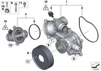 11518657284-WATER PUMP/E38-750/E31-850