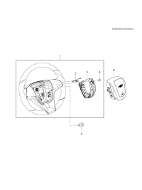 42643830-Air bag of steering wheel