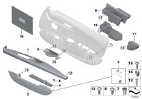 51419166990-Bracket-arm leather lh