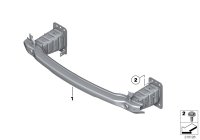 51117229085-REINFORCEMENT-FR BUMPER/X3-06