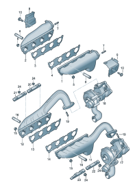 079253033AH-MANIFOLD ASSY-EXH.,*