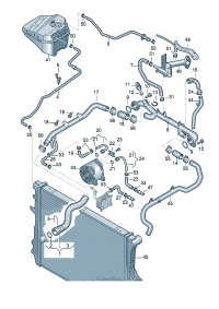 7L6122101F-WATER HOSE