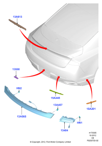 DP5Z13A613C-lamp assy