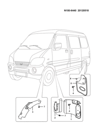 24523395-MUDGUARD, FRONT