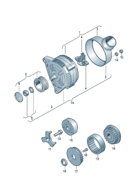 07C903018X-Alternator 3g (Water-cooling)  D-01.11.2004