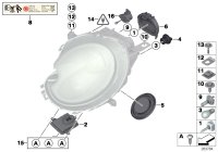 61131352234-Plug housing headlight