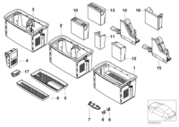 51167011617-Armrest, deposit box center