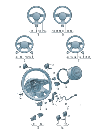 4GD419091A-Steering wheel Models with pulsing electronics