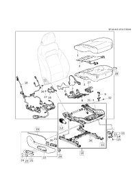 84945997-Buckle, front seat belt (total = 239, felt) (ink black)