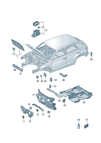 55G863831-Damper assy-hood