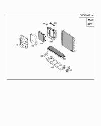 0995005500-RADIATOR,ENG COOLING-3(E90)