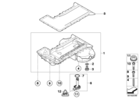 11137841085-OIL PAN UPPER GASKET/X5