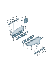079253033AQ-MANIFOLD ASSY-EXH.,*