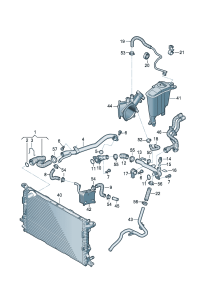 8K0121101L-WATER HOSE