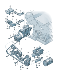 077903137AE-RIBBED V BELTS-VW/AUDI