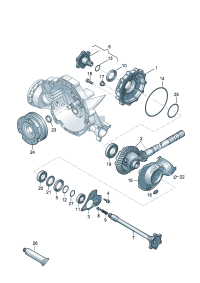 0B4409399C-Shaft seal ring