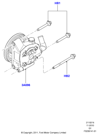 CT4Z3A674A-Pump assy-power steering (1.5l 4V DOHC VCT SMPI V6 GAS OR 3.7L DOHC V6 GAS)